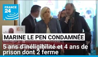 Marine Le Pen condamnée : un jugement "équilibré" au regard du Code pénal • FRANCE 24