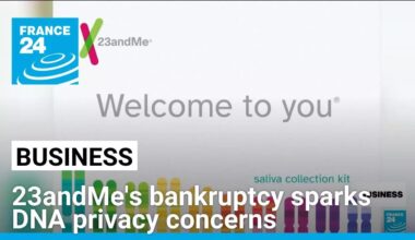 23andMe users urged to delete accounts, protect DNA data after bankruptcy filing • FRANCE 24