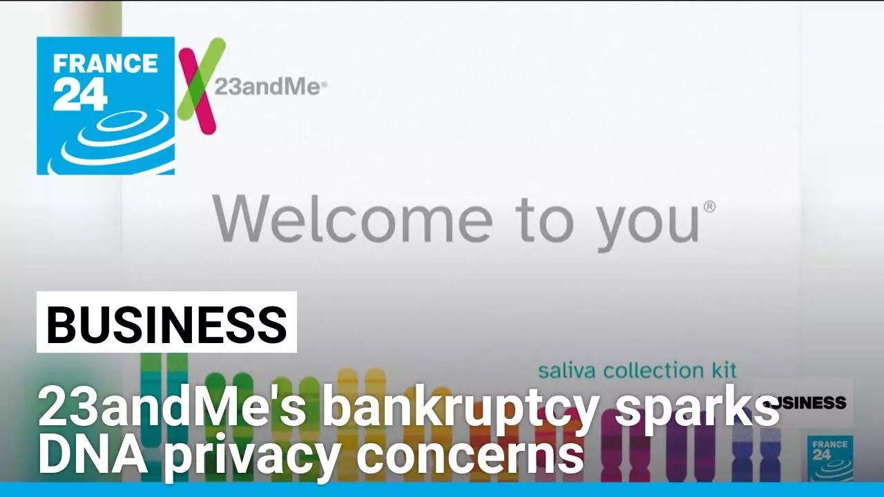 23andMe users urged to delete accounts, protect DNA data after bankruptcy filing • FRANCE 24