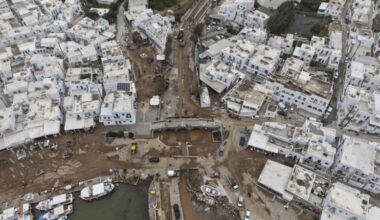 Study: Climate change worsened Greece storms