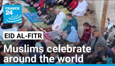 Muslims around the world celebrate Eid al-Fitr • FRANCE 24 English