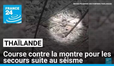Séisme en Thaïlande : course contre la montre pour les secours • FRANCE 24