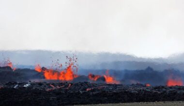 April 1st eruption lasted only six hours