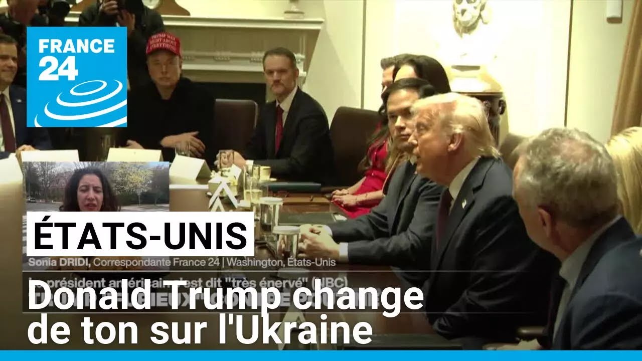 Donald Trump change de ton sur l'Ukraine • FRANCE 24