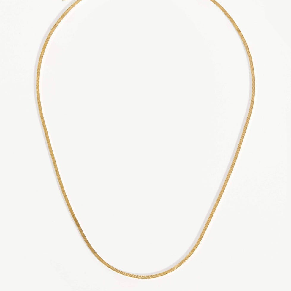 Lucy Williams Short Square Snake Chain Necklace
