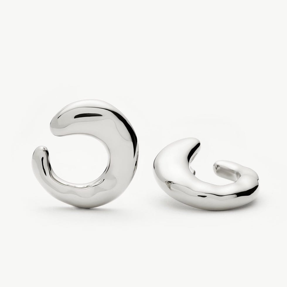 Molten Large Open Stud Earrings