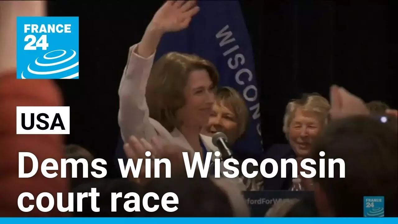 Trump faces first electoral setback after liberal judge elected in Wisconsin • FRANCE 24 English