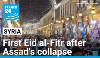 Syria's first Eid al-Fitr holiday since the collapse of the Assad regime • FRANCE 24 English