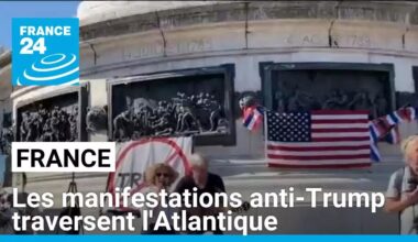 Les manifestations anti-Trump traversent l'Atlantique et atteignent Paris • FRANCE 24
