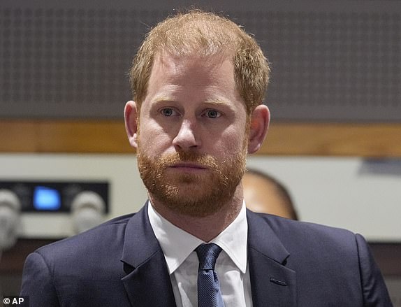 FILE - Britain's Prince Harry speaks during a high level event sponsored by Lesotho at U.N. headquarters, Tuesday, Sept. 24, 2024. (AP Photo/Frank Franklin II, file)