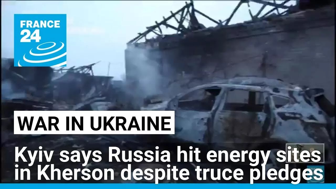 45,000 in Ukraine without electricity after Russian strikes: Ukraine FM • FRANCE 24 English