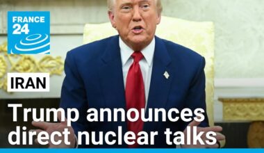 Trump announces direct nuclear talks with Iran, Tehran says indirect negotiations • FRANCE 24