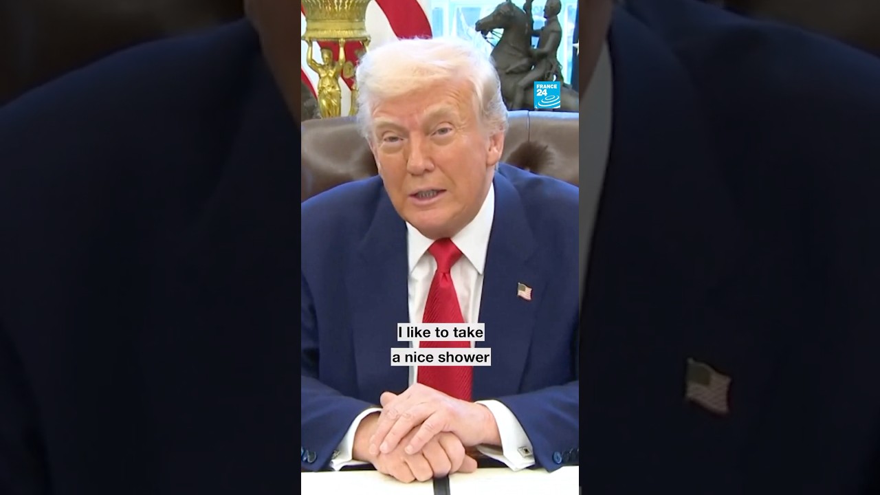 Trump signs order to ‘make America’s showers great again’ • FRANCE 24 English