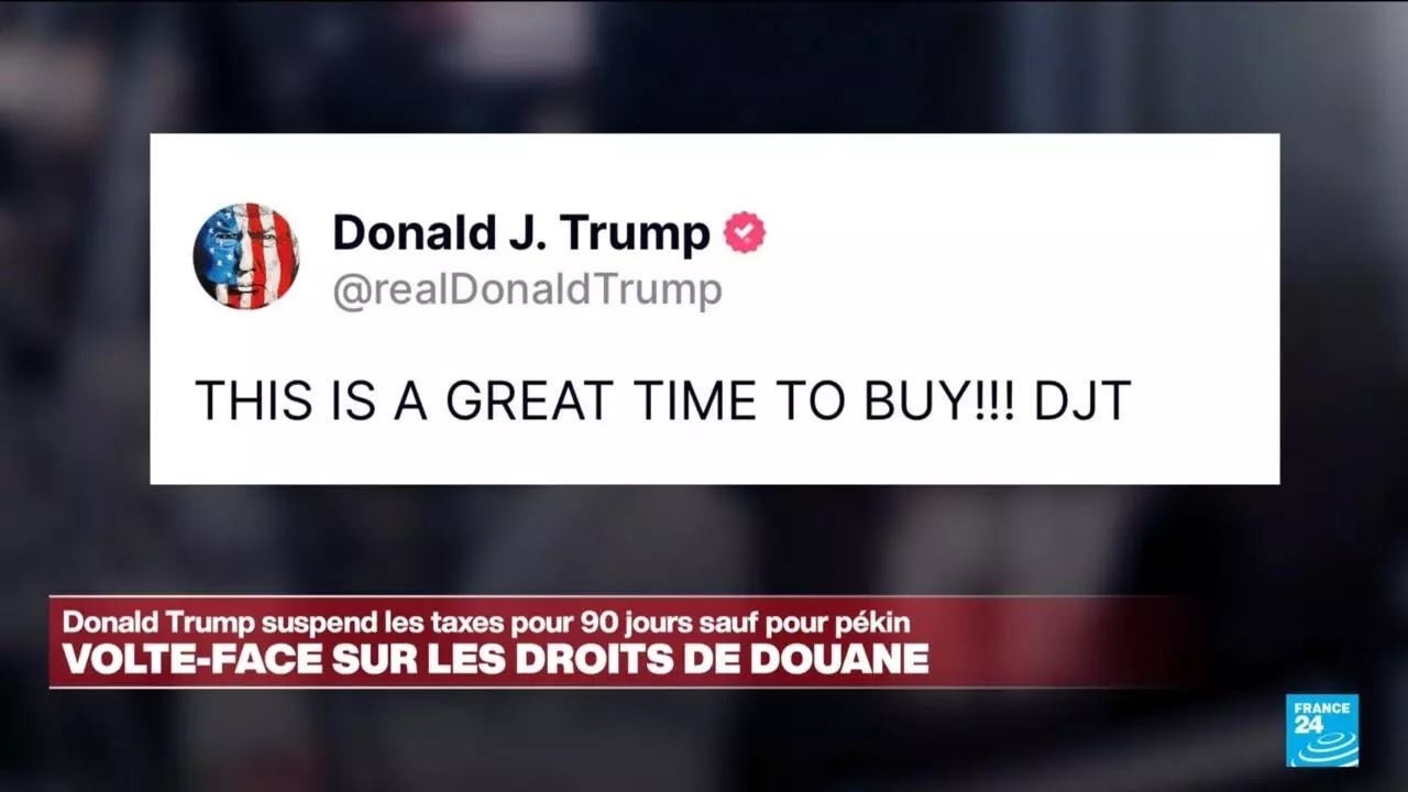 Revirement de Donald Trump : un message de Donald Trump qui pose question • FRANCE 24
