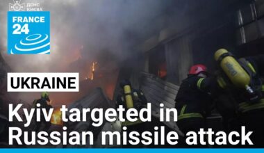 Russia launches missile attack on Ukraine capitial • FRANCE 24 English