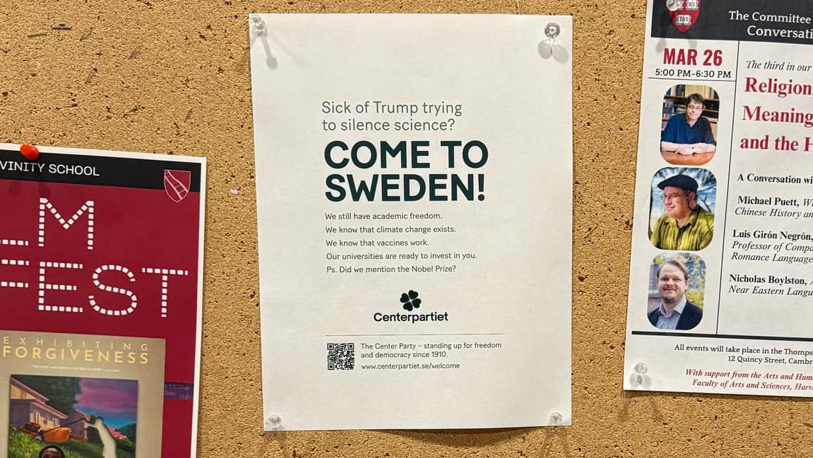 ”Nu pågår kampanjen 'Come to Sweden' på amerikanska universitet." – Sydsvenskan