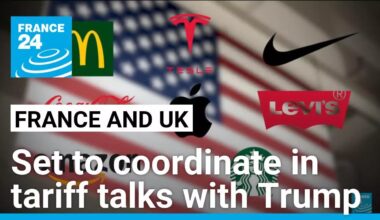 France and United Kingdom to coordinate in tariffs talks • FRANCE 24 English