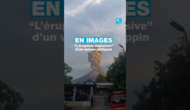 EN IMAGES : “L’éruption explosive” d’un #volcan philippin • FRANCE 24