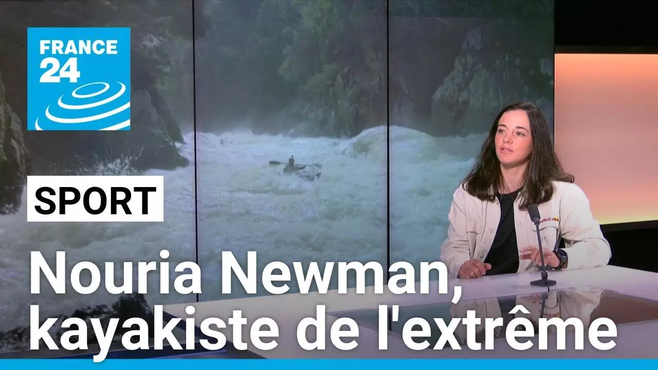 Nouria Newman remporte le premier championnat du monde de kayak enduro • FRANCE 24