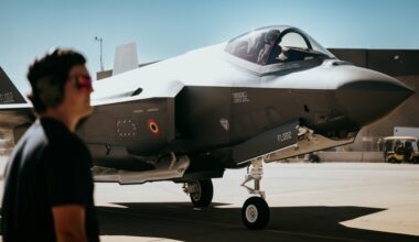 The first Belgian F-35A arrives at Luke AFB