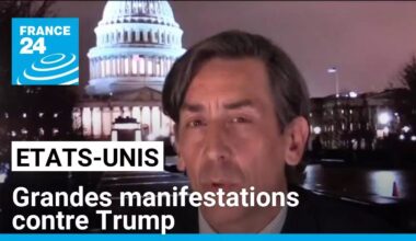 Etats-Unis: l'opposition lance des manifestations contre Trump • FRANCE 24