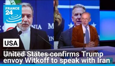 United States confirms Trump envoy Witkoff to speak with Iran • FRANCE 24 English