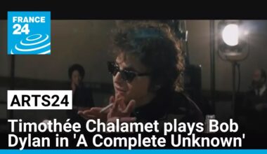 Timothée Chalamet plays 'A Complete Unknown' in Bob Dylan biopic • FRANCE 24 English