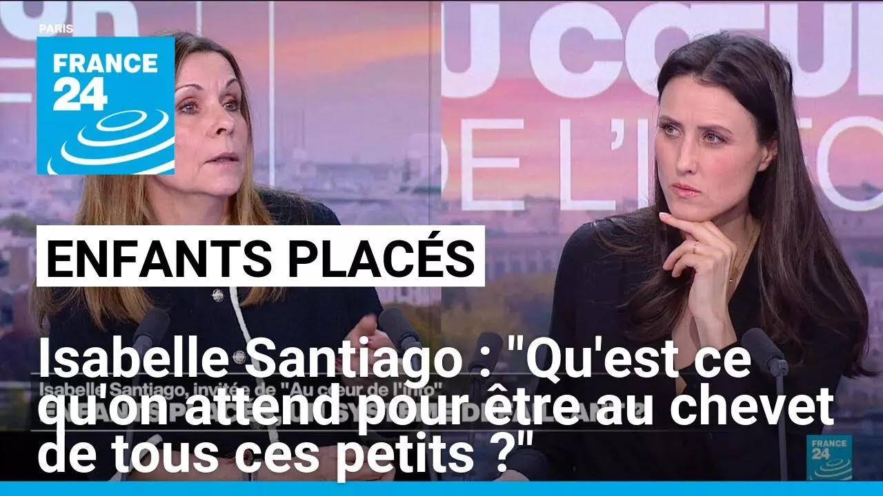 Isabelle Santiago : "Qu'est ce qu'on attend pour être au chevet de tous ces petits ?" • FRANCE 24