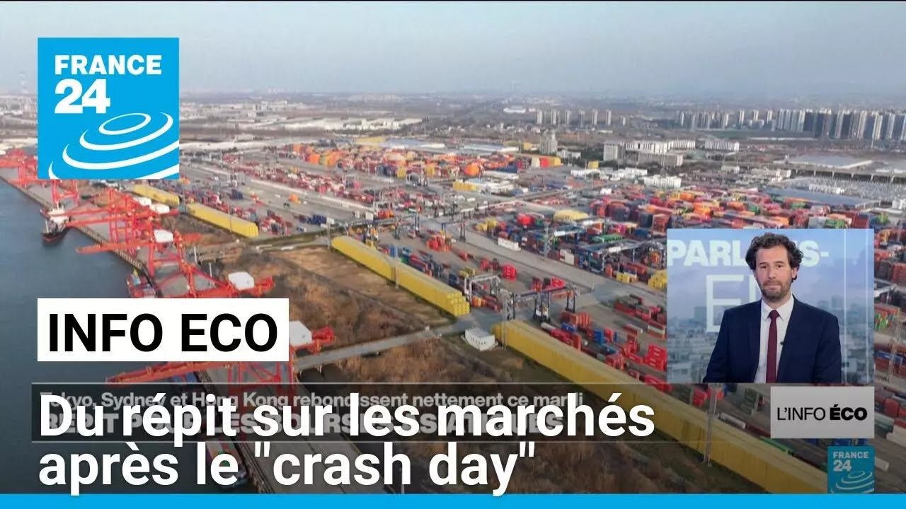 Du répit sur les marchés après le "crash day" • FRANCE 24