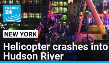 Helicopter crashes into Hudson River, killing all six on board • FRANCE 24 English