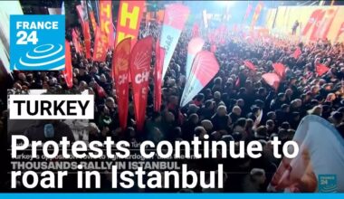 Protests continue unabated in Istanbul, initiated by the opposition party • FRANCE 24 English