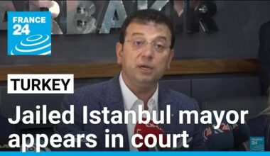 Turkey: Jailed Istanbul mayor appears in court as supporters gather outside his prison • FRANCE 24