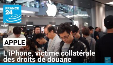L’iPhone, victime collatérale des droits de douane de Donald Trump • FRANCE 24