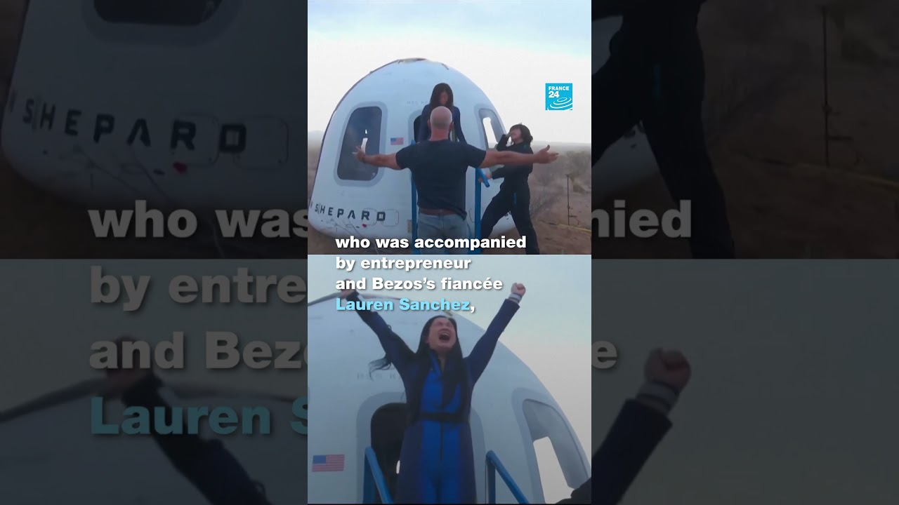 Blue Origin sends all-woman crew into space • FRANCE 24 English