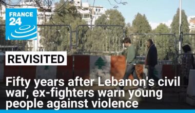 Fifty years after Lebanon's civil war, ex-fighters warn young people against violence • FRANCE 24