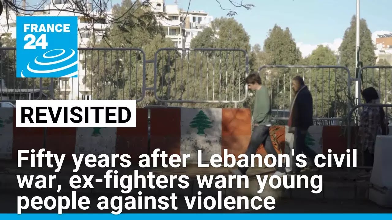 Fifty years after Lebanon's civil war, ex-fighters warn young people against violence • FRANCE 24