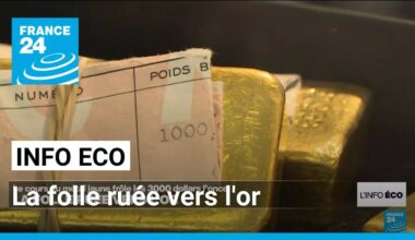 La folle ruée vers l'or propulse le métal jaune à des sommets jamais atteints • FRANCE 24