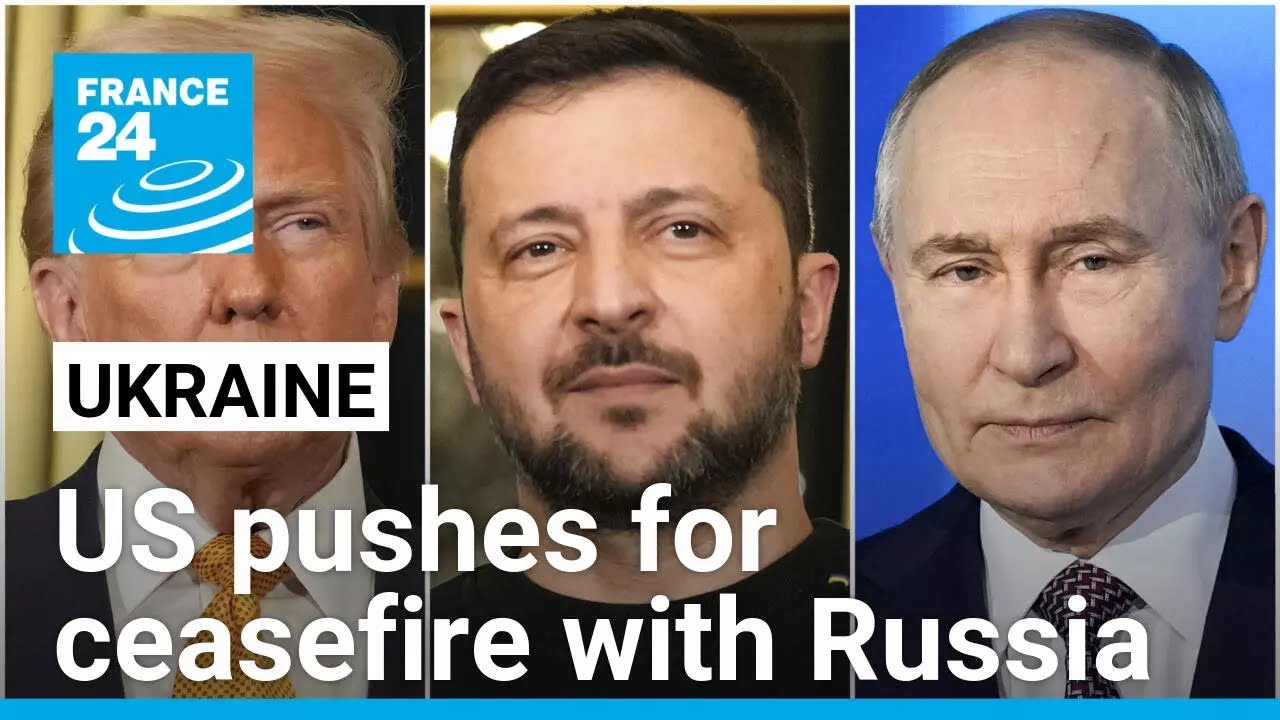 Ukraine: US pushes for ceasefire, Steve Witkoff in Russia for the third time • FRANCE 24 English
