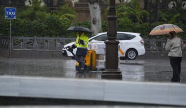 España en aviso amarillo por lluvia y viento