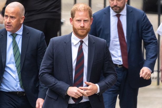 Prince Harry at the Royal Courts of Justice last week 