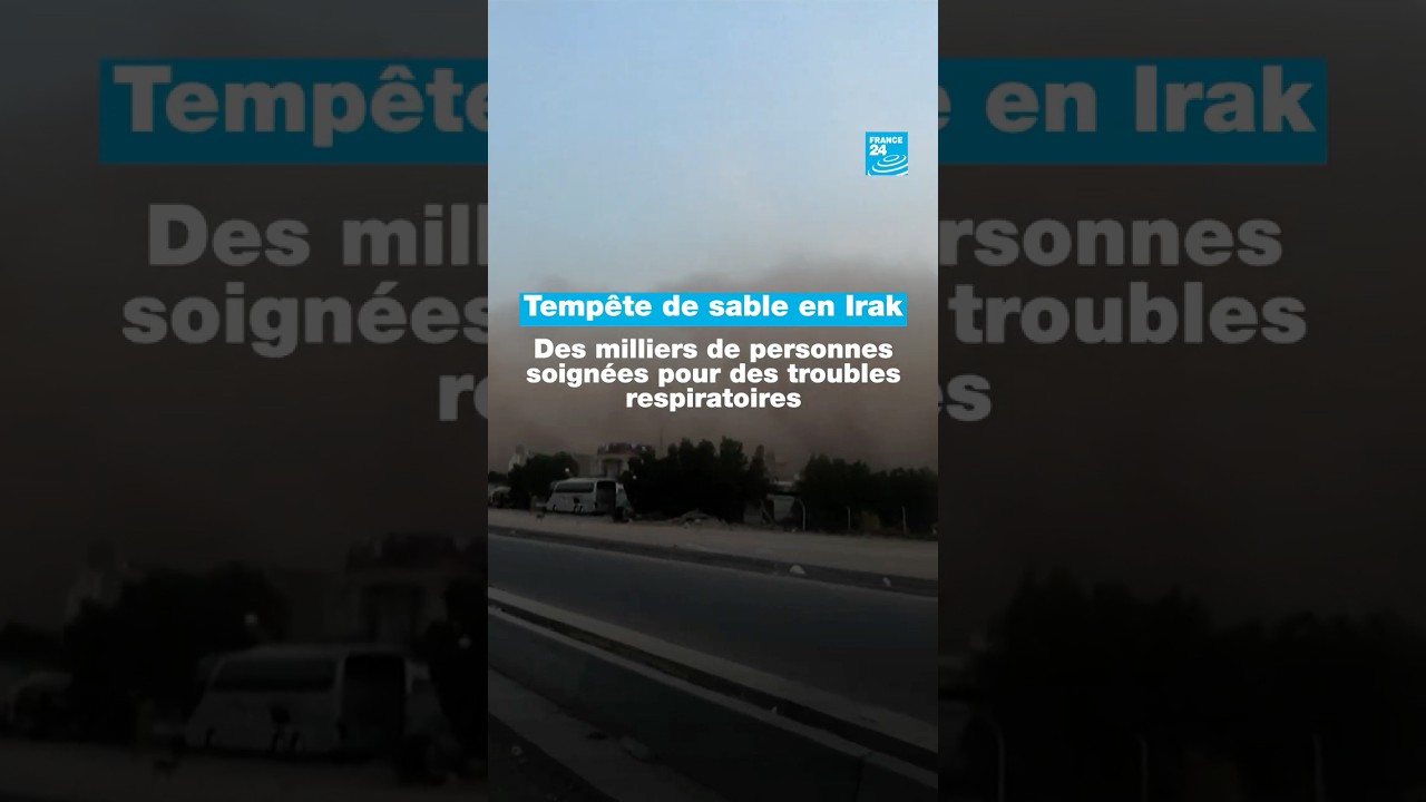 #Tempête de sable en #Irak : des milliers de personnes soignées pour des troubles respiratoires