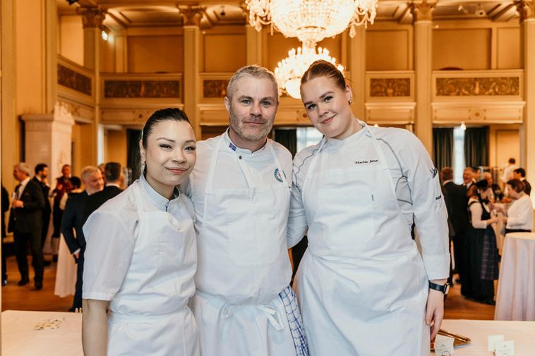 Icelandic chefs shine during the Presidential visit to Norway