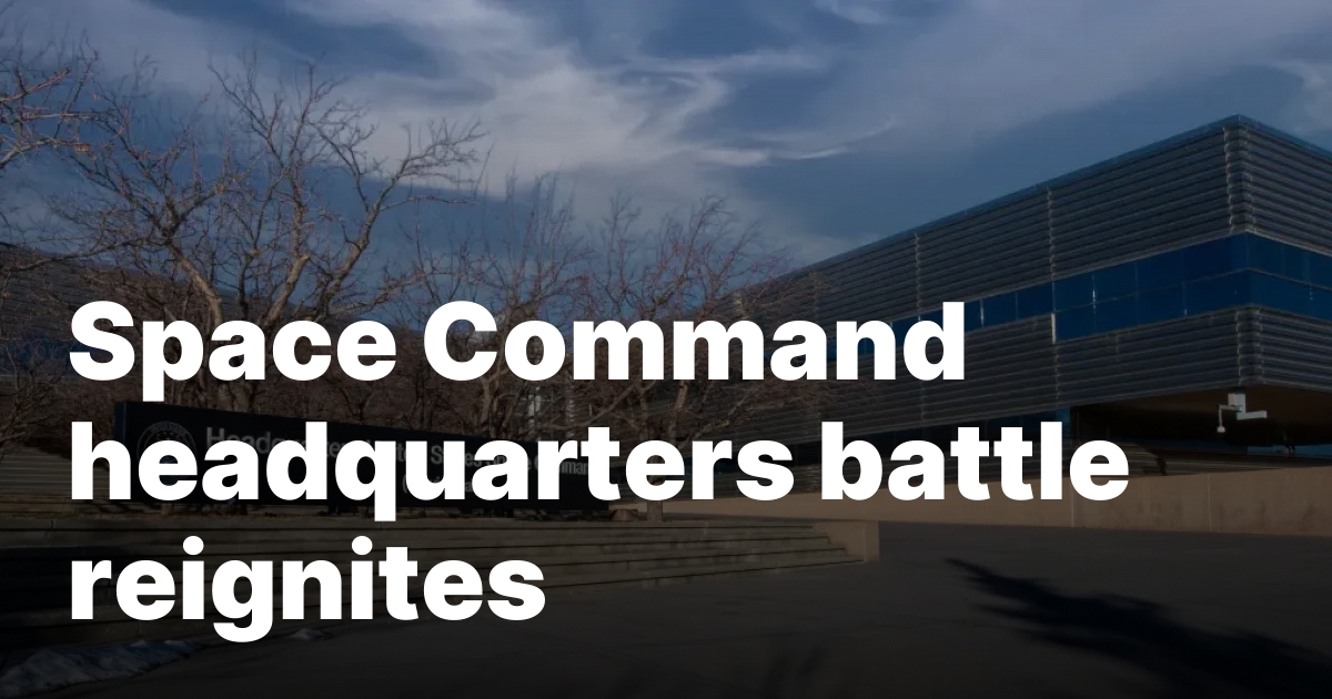 Space Command headquarters battle reignites