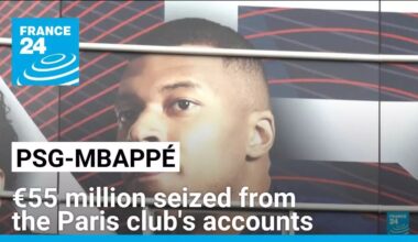 Dispute between Mbappé and PSG: €55 million seized from the Paris club's accounts • FRANCE 24