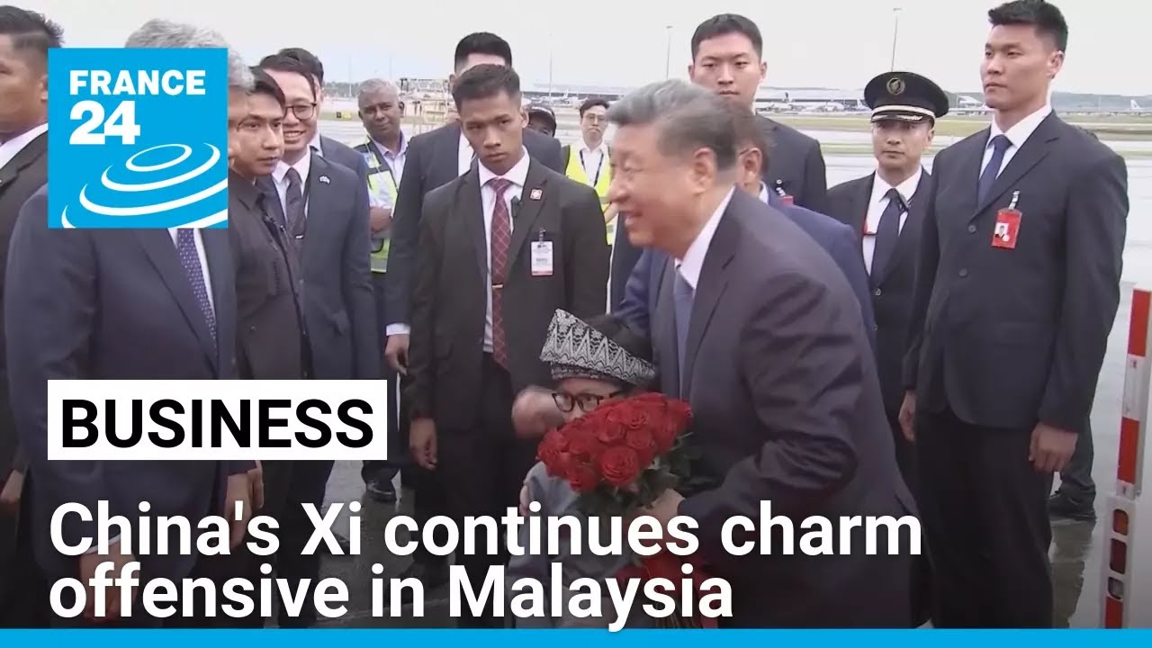 China's Xi continues charm offensive in Southeast Asia • FRANCE 24 English