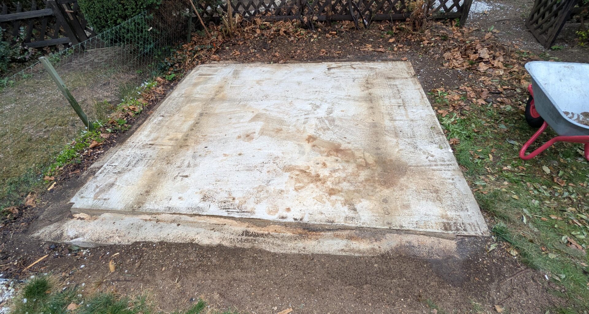 Wie mit Fundament weitermachen?