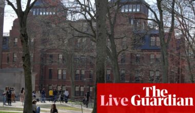 Donald Trump calls Harvard a ‘joke’ and says it should be stripped of funds – US politics live | US news