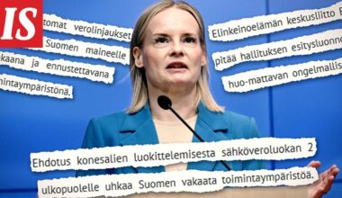 Riikka Purra haluaa nostaa datakeskusten ja kaivosten sähköveroa – elinkeinoelämä tyrmää
