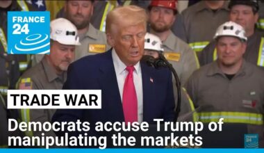 Democrats accuse Trump of manipulating the markets • FRANCE 24 English