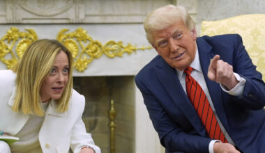 Donald Trump ‘100% confident’ on trade deal with Europe after meeting Italy's Giorgia Meloni